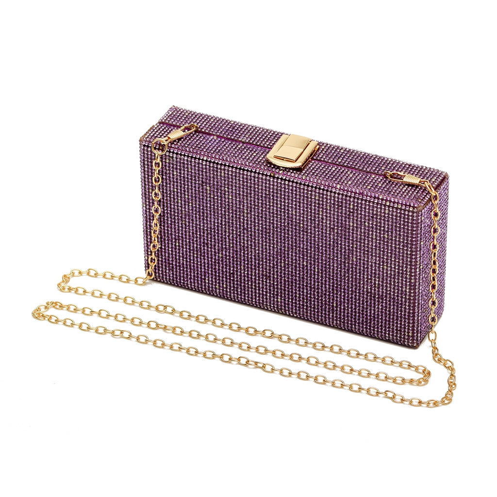 Aurora Luxe Crystal Clutch