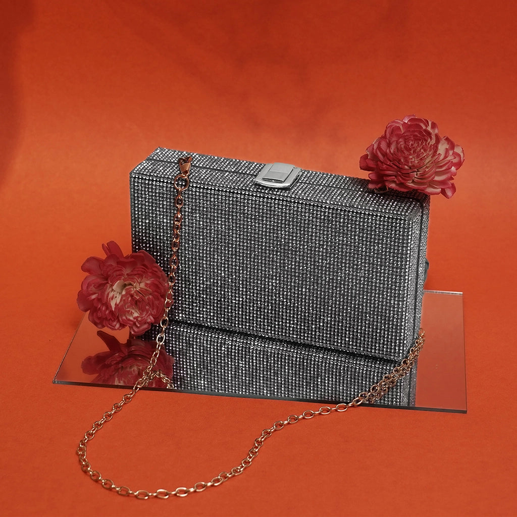 Aurora Luxe Crystal Clutch