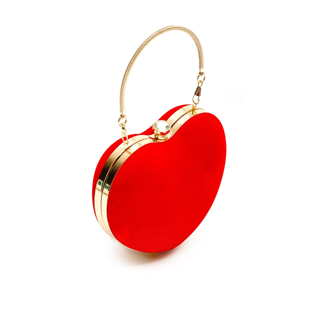 Rouge Amour Heart Clutch