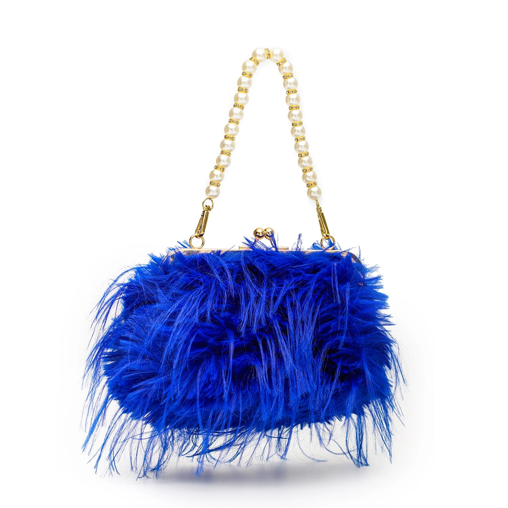 Azure Plume Clutch