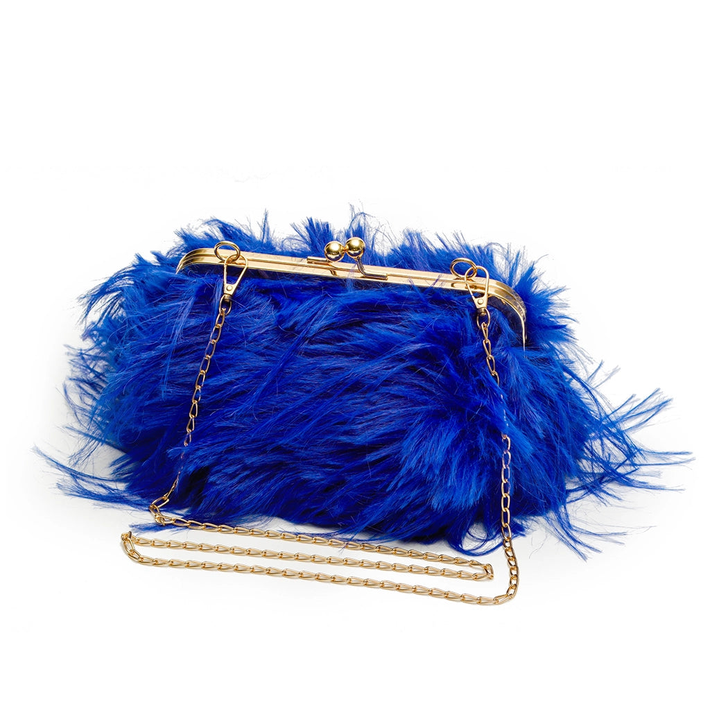 Azure Plume Clutch
