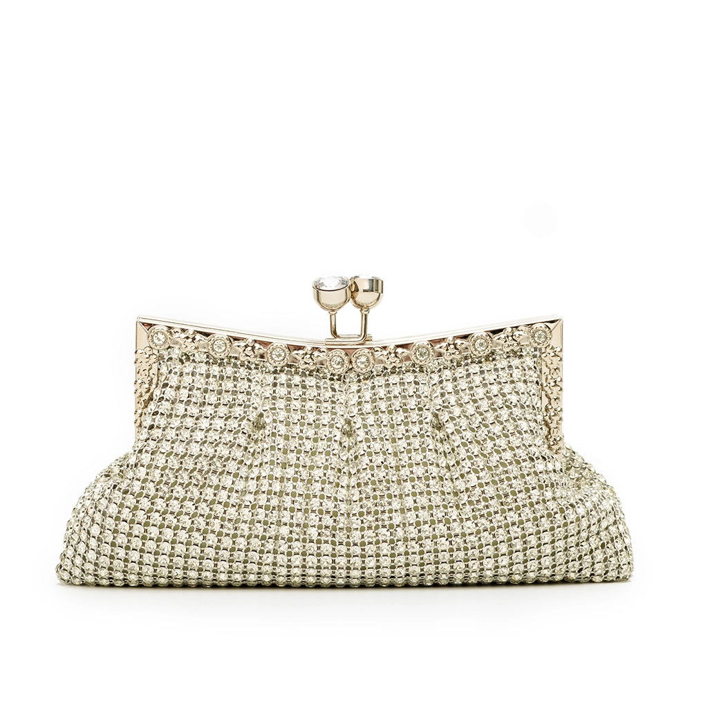 Verde Lumiere Crystal Clutch