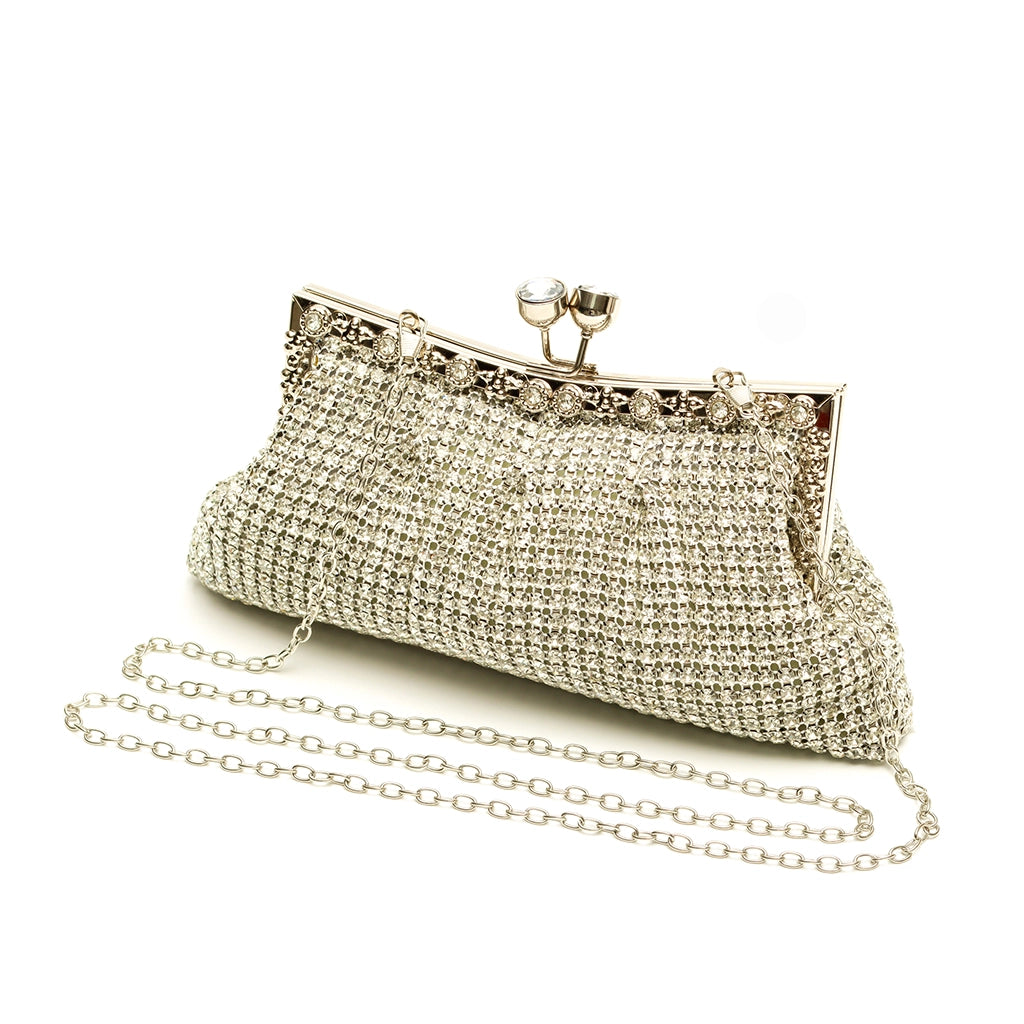 Verde Lumiere Crystal Clutch
