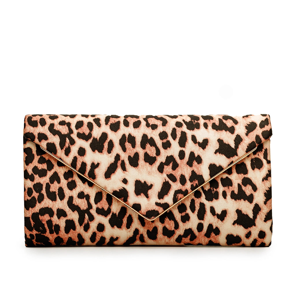 Wild Muse Leopard Clutch