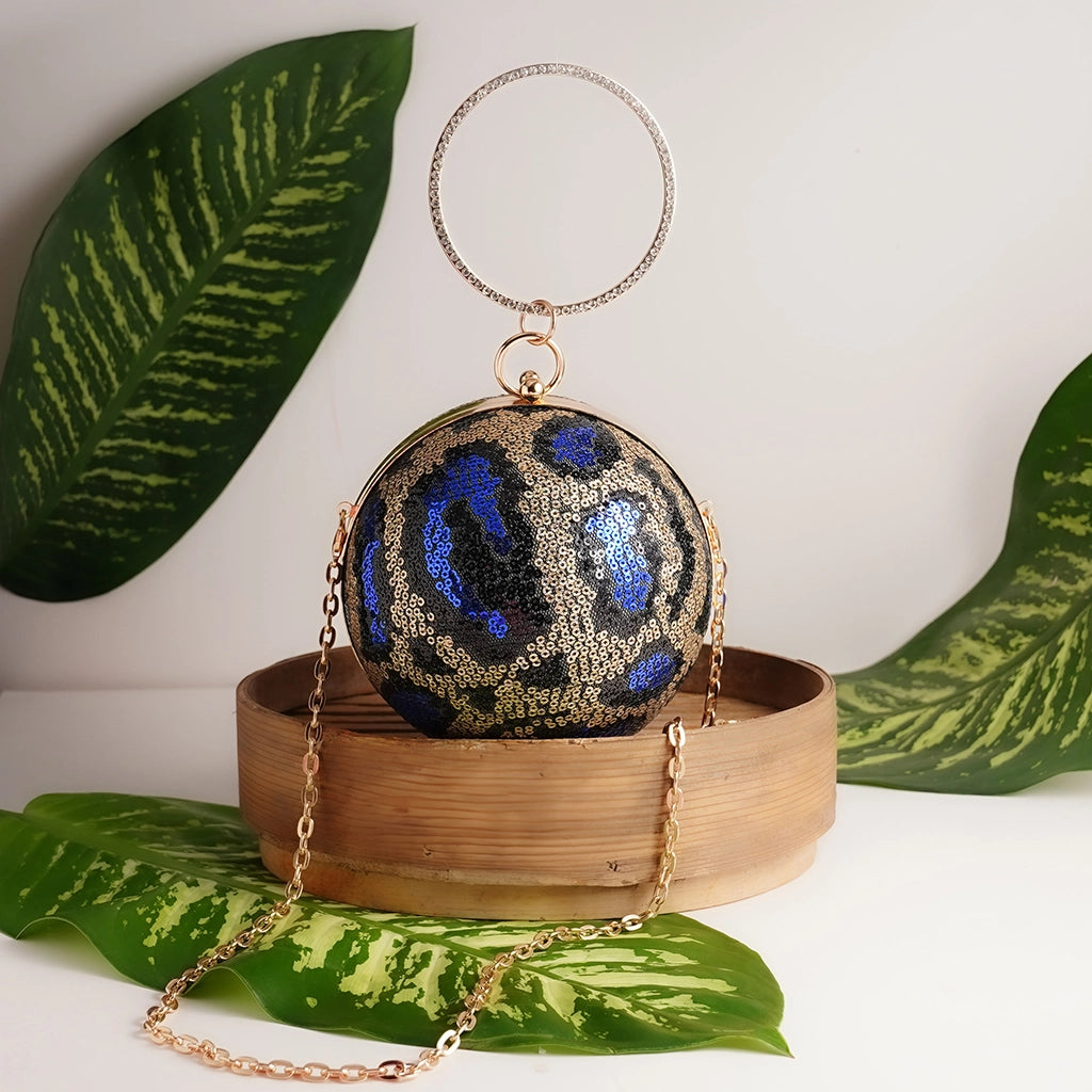 Luna Sauvage Crystal Potli Clutch
