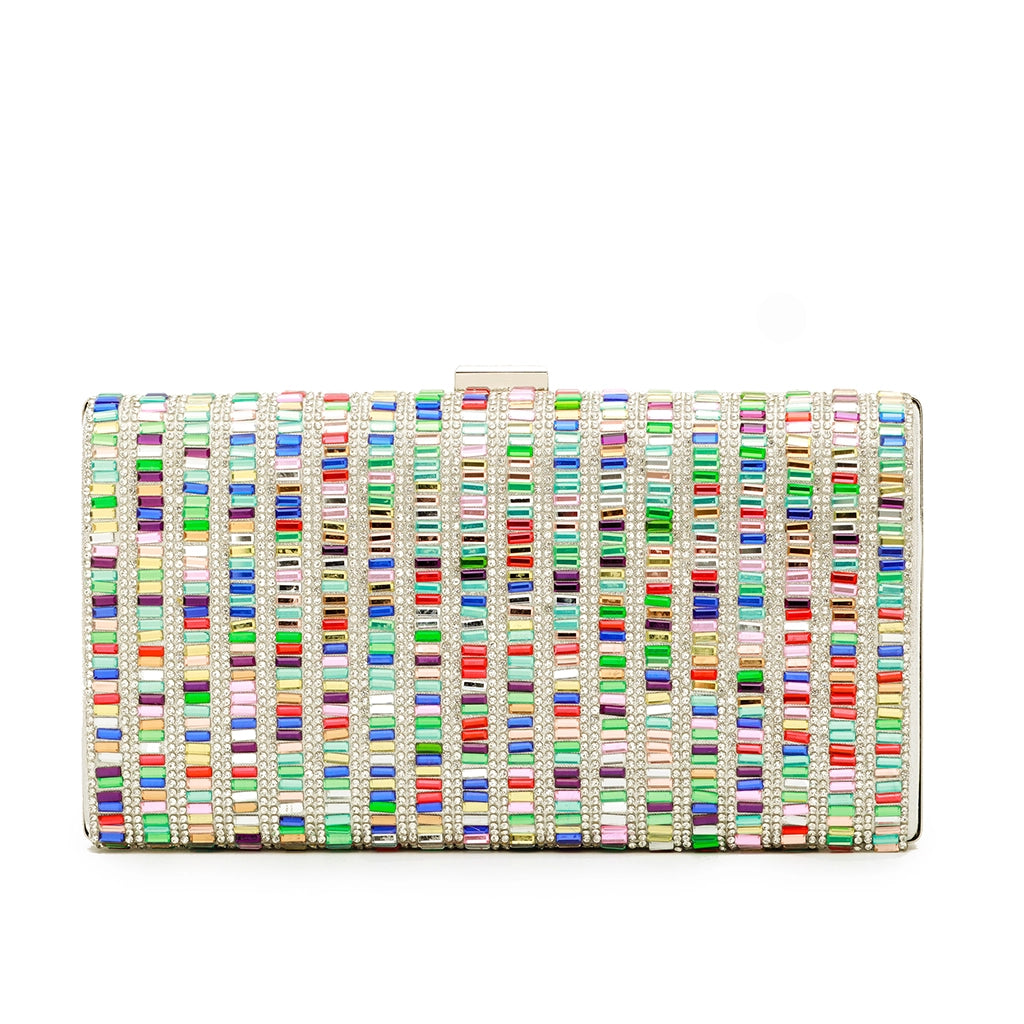 Prisme Luxe Crystal Clutch