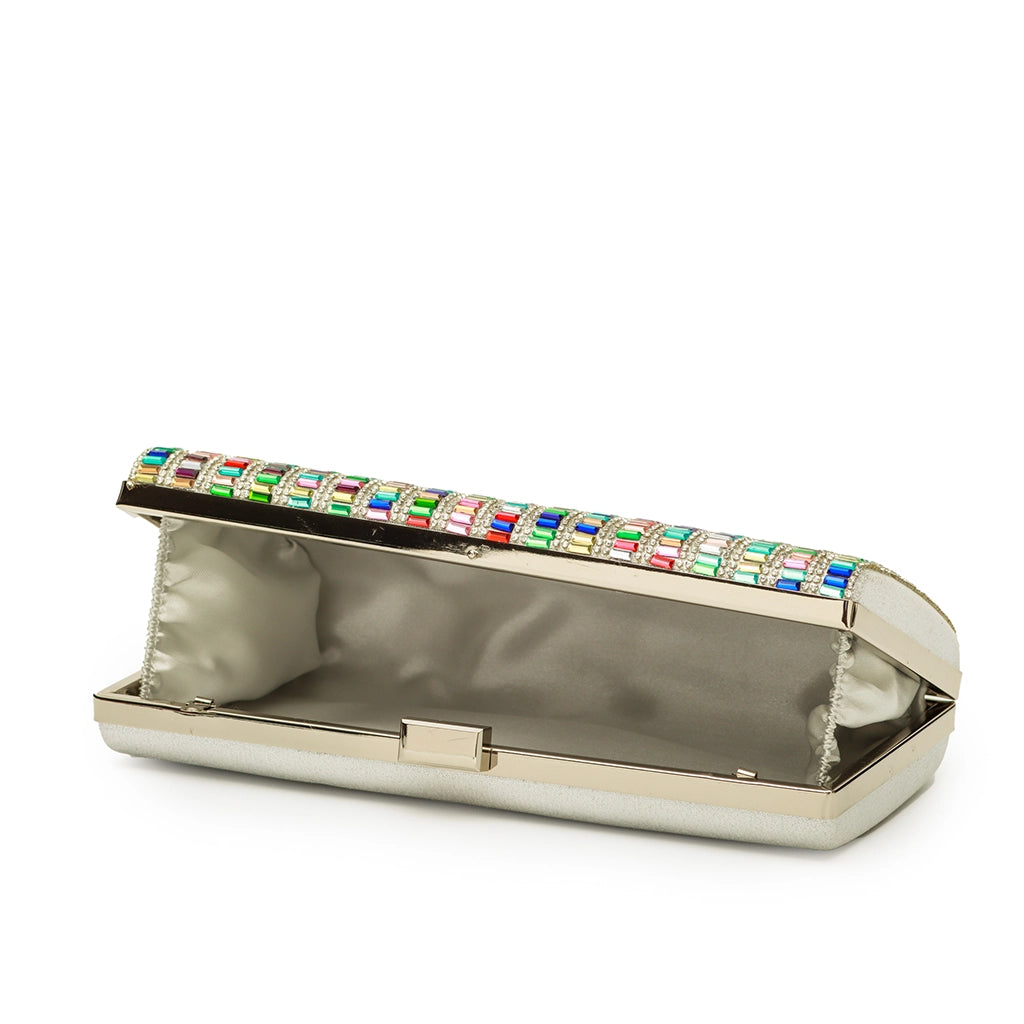 Prisme Luxe Crystal Clutch