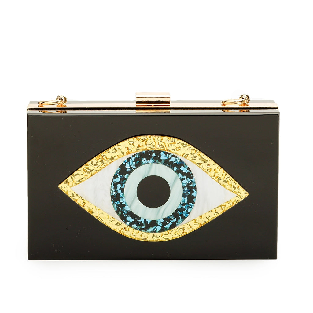 Nazar Luxe Box Clutch