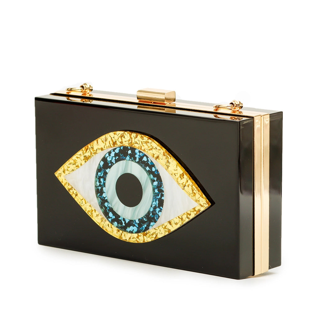 Nazar Luxe Box Clutch