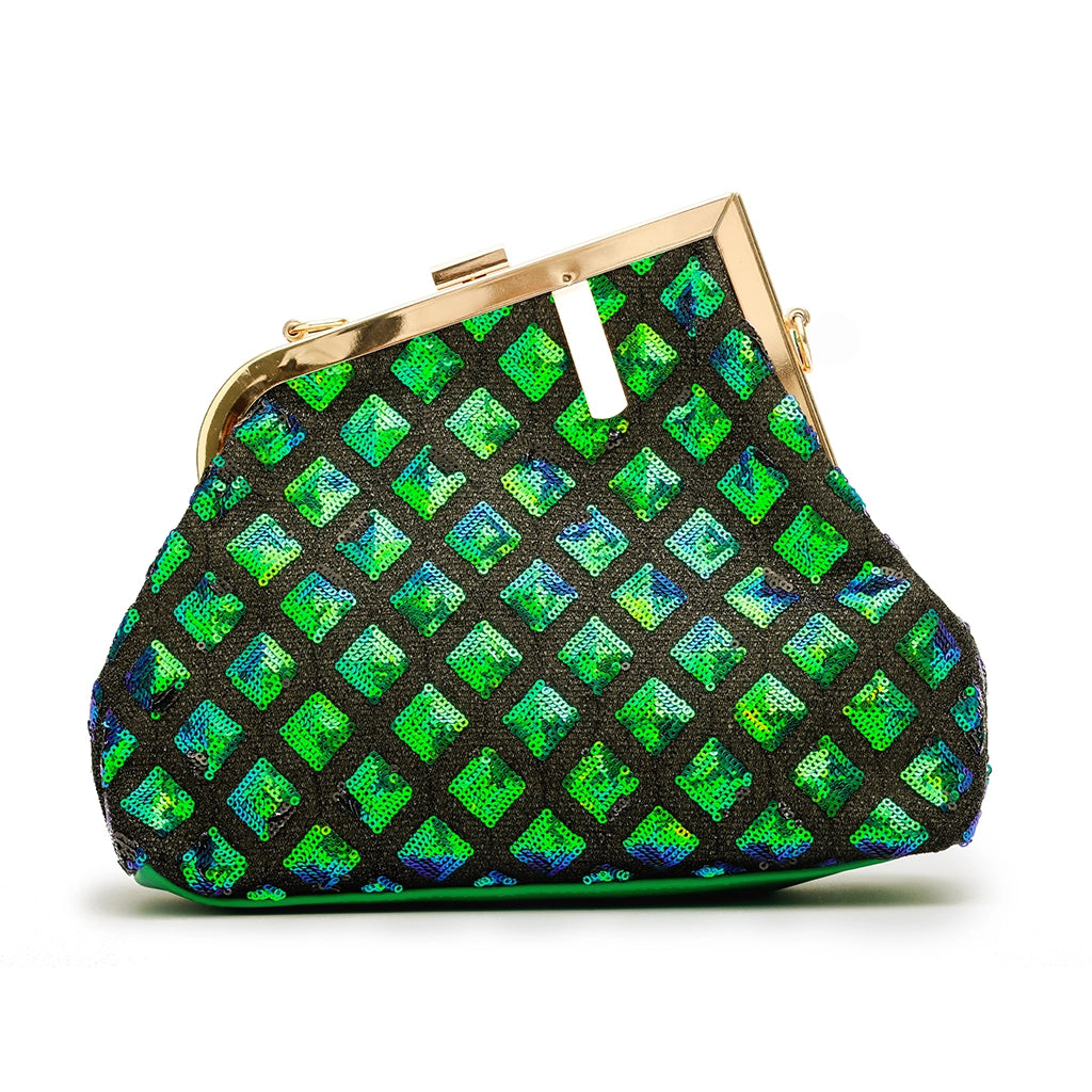 Disco Eclat Chain Clutch