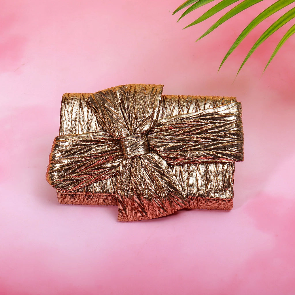 Aurielle Knot Luxe Clutch