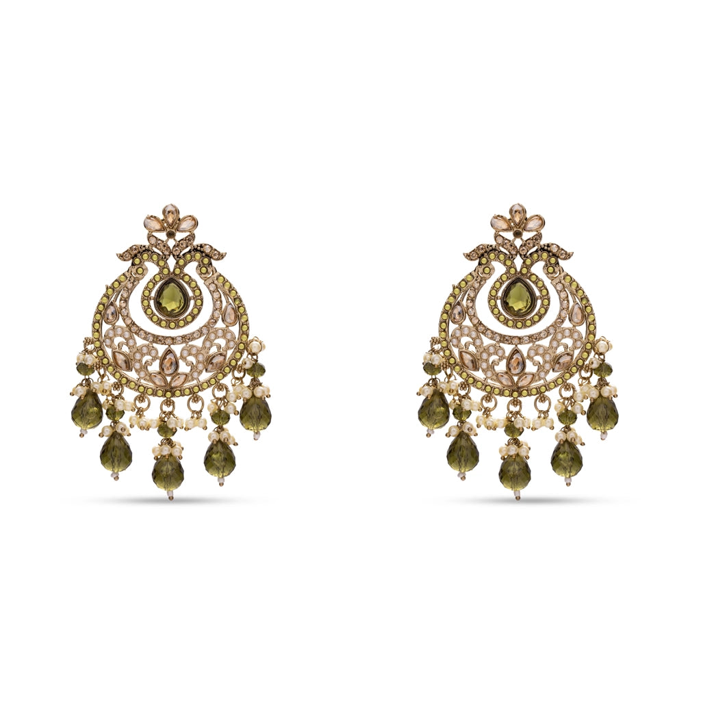 Amber Royale Jhumka Set