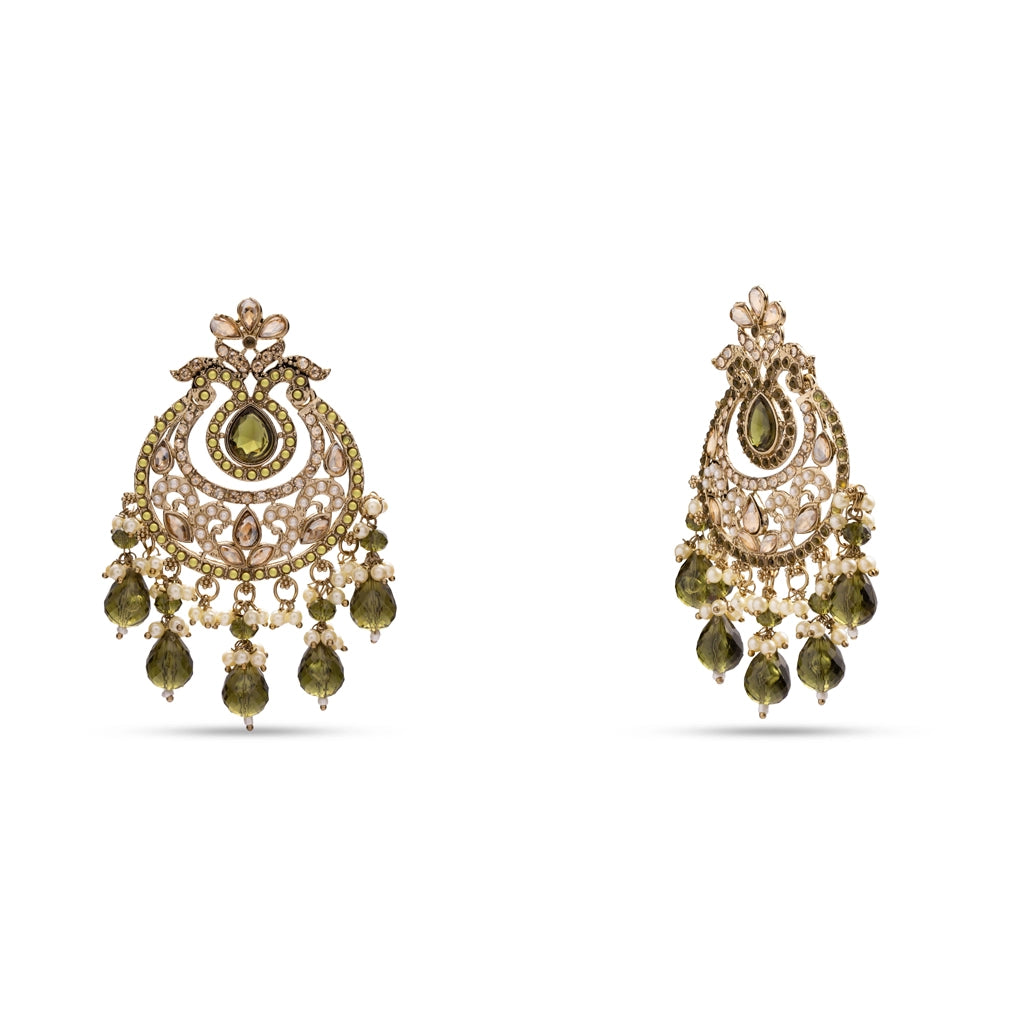 Amber Royale Jhumka Set