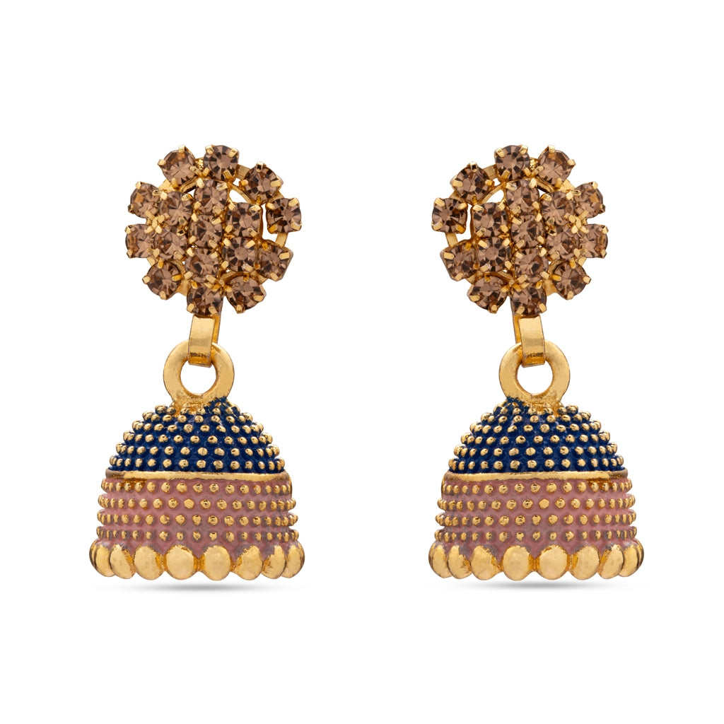Aaina Aura Pastel Royale Jhumkas