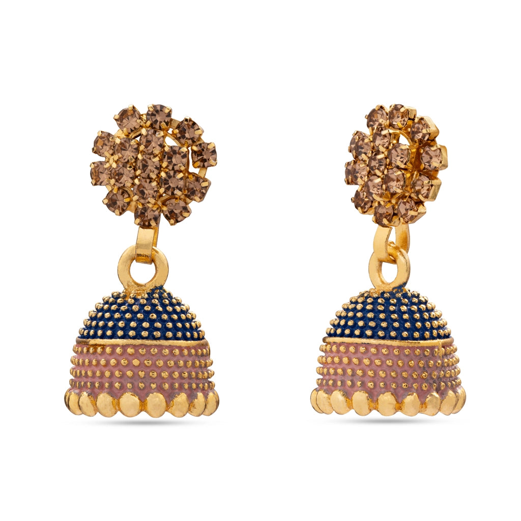 Aaina Aura Pastel Royale Jhumkas