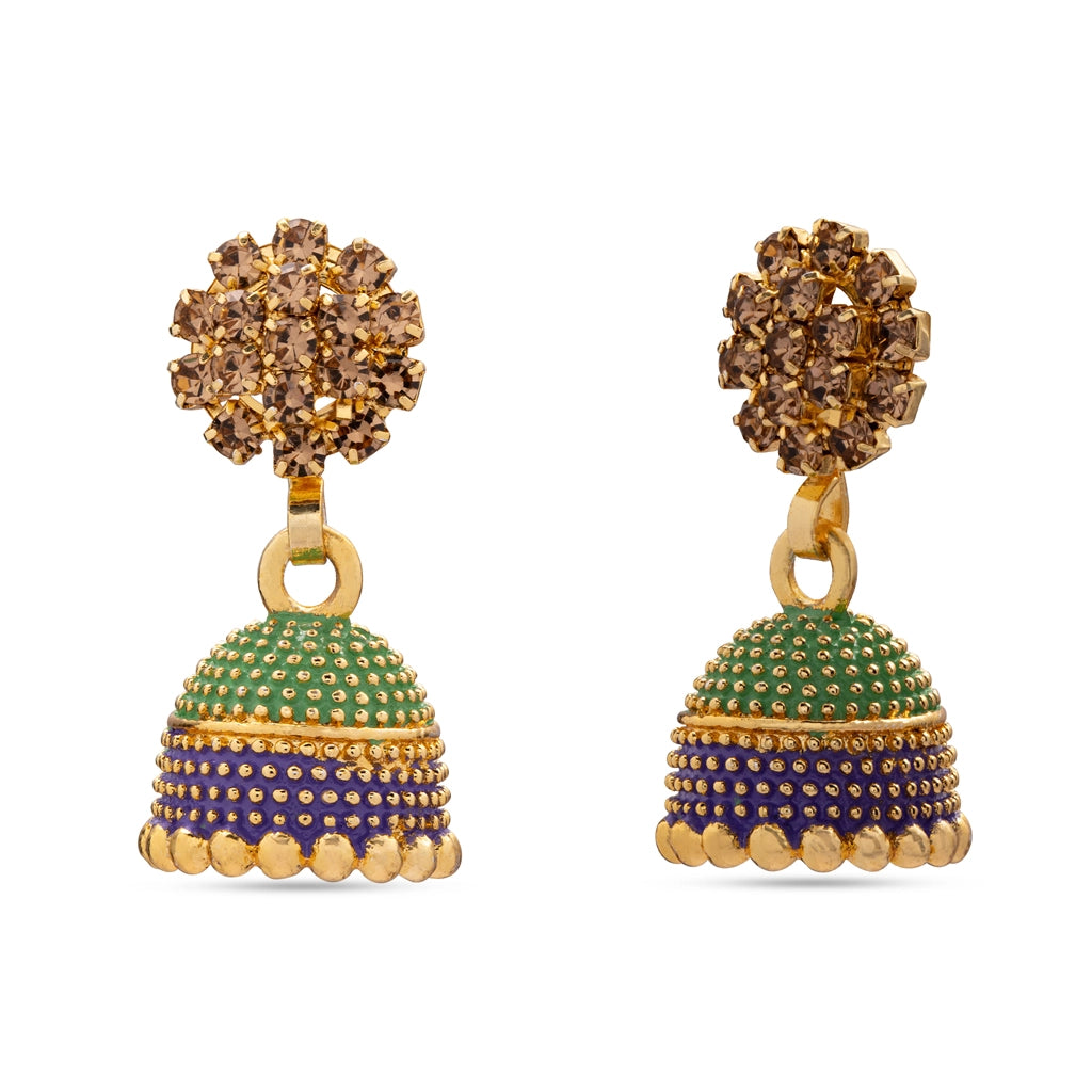 Aaina Aura Jewel Royale Jhumkas